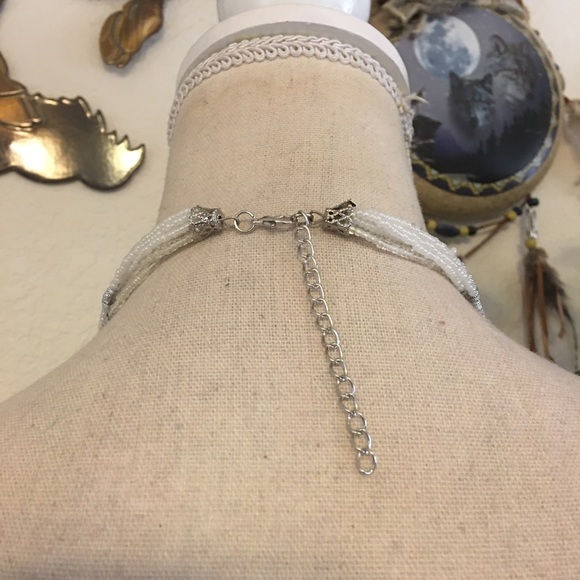 Vintage repurpose multi strand seed bead necklace - Picture 5 of 10